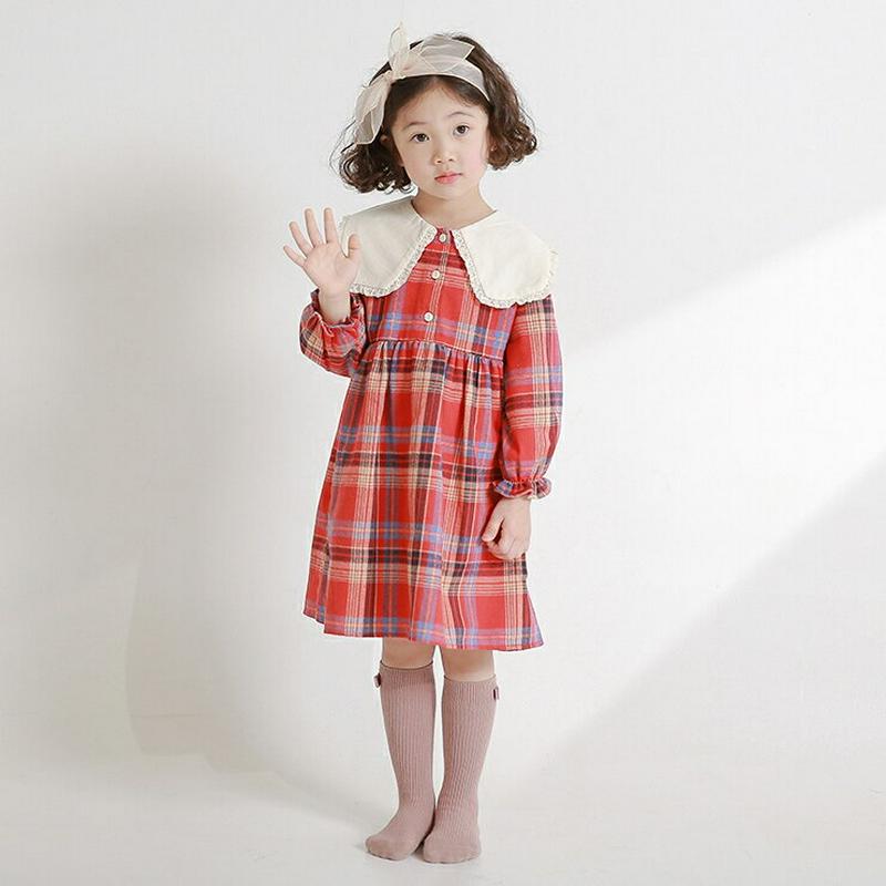 【新作10%OFF】レースヘムワイドカラーワンピース・u04973 キッズ【3~8才】【ops】【ワンピース ミディ丈 ミディワ