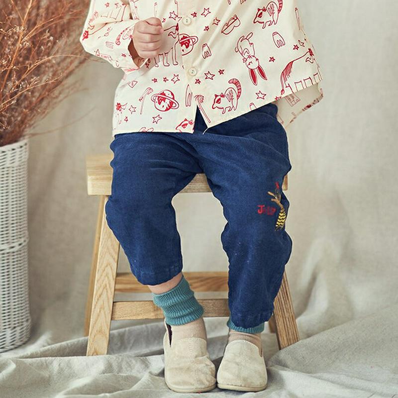 【新作10%OFF】ドッグパッチポイントパンツ・u04963 キッズ【3~8才】【pt】【ボトムズ パンツ ズボン パッチ いぬ