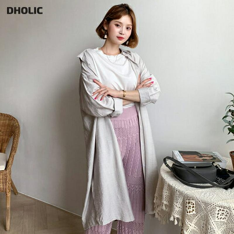 【全商品10%OFF】スリットシャツワンピース・全4色・t60799 レディース【ops】【韓国 ファッション ワンピース ロン