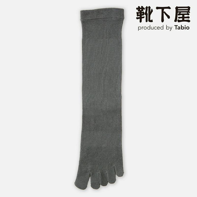 【あす楽】【公式 Tabio MEN】 メンズ ゴムゆる デオセル 五本指 クルー丈ソックス(Lサイズ) 27～29cm / 靴下屋 靴下 タビオメン タビオ くつ下 クルー 5本指 5本指靴下 五本指靴下 5本指ソックス 五本指ソックス メンズ 日本製