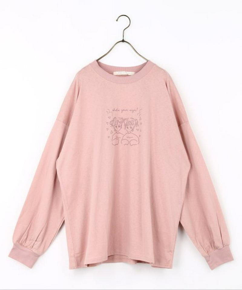 女の子プリントロングＴシャツ