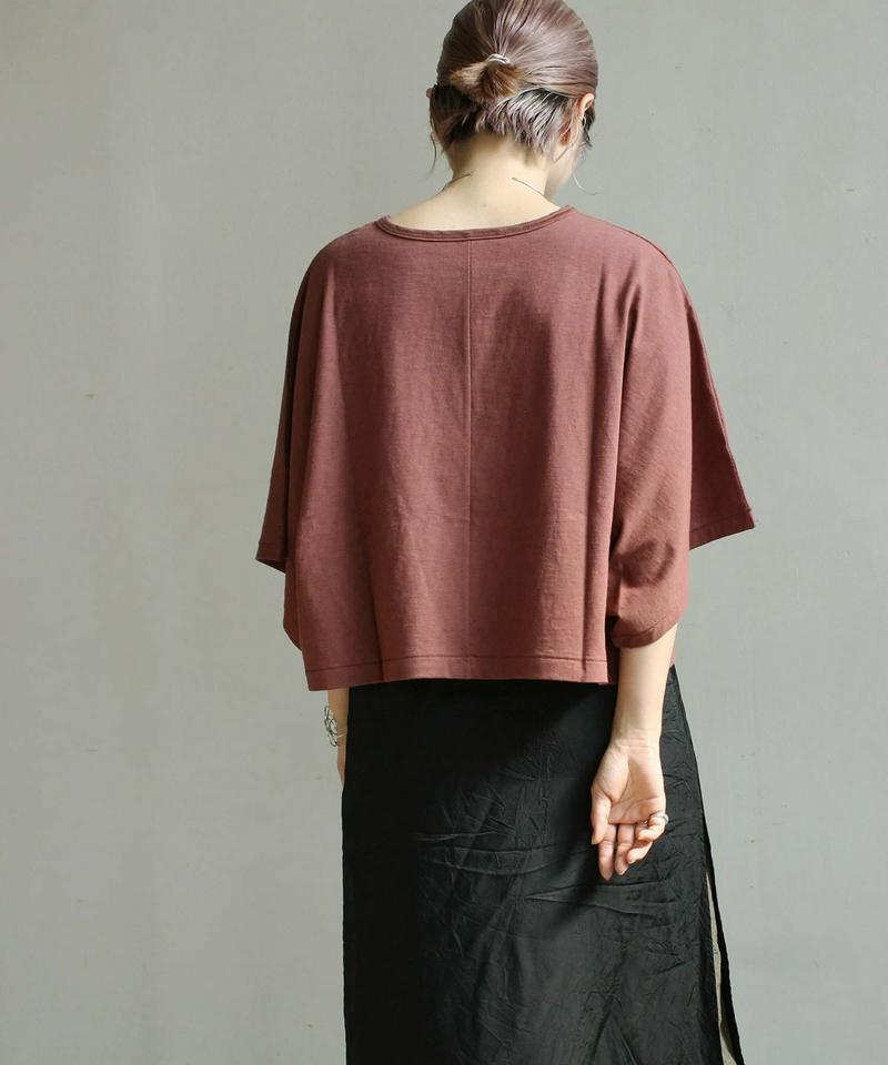 18.5/-ジンバブエ天竺　キモノスリーブTシャツ（nitca）
