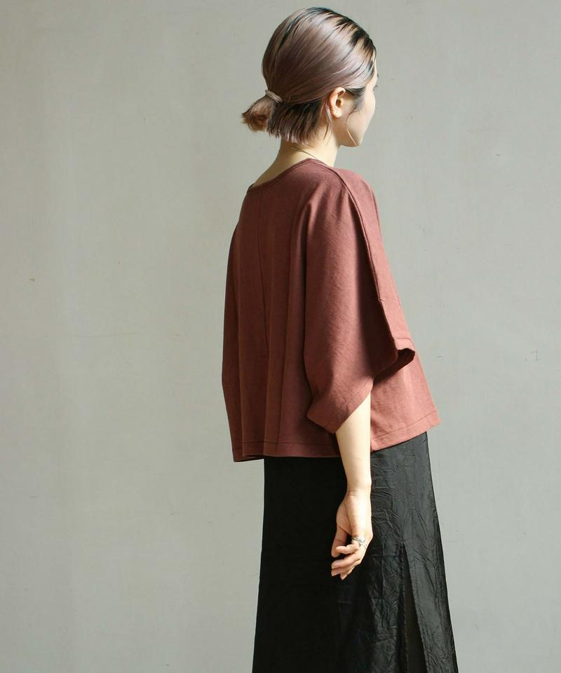 18.5/-ジンバブエ天竺　キモノスリーブTシャツ（nitca）