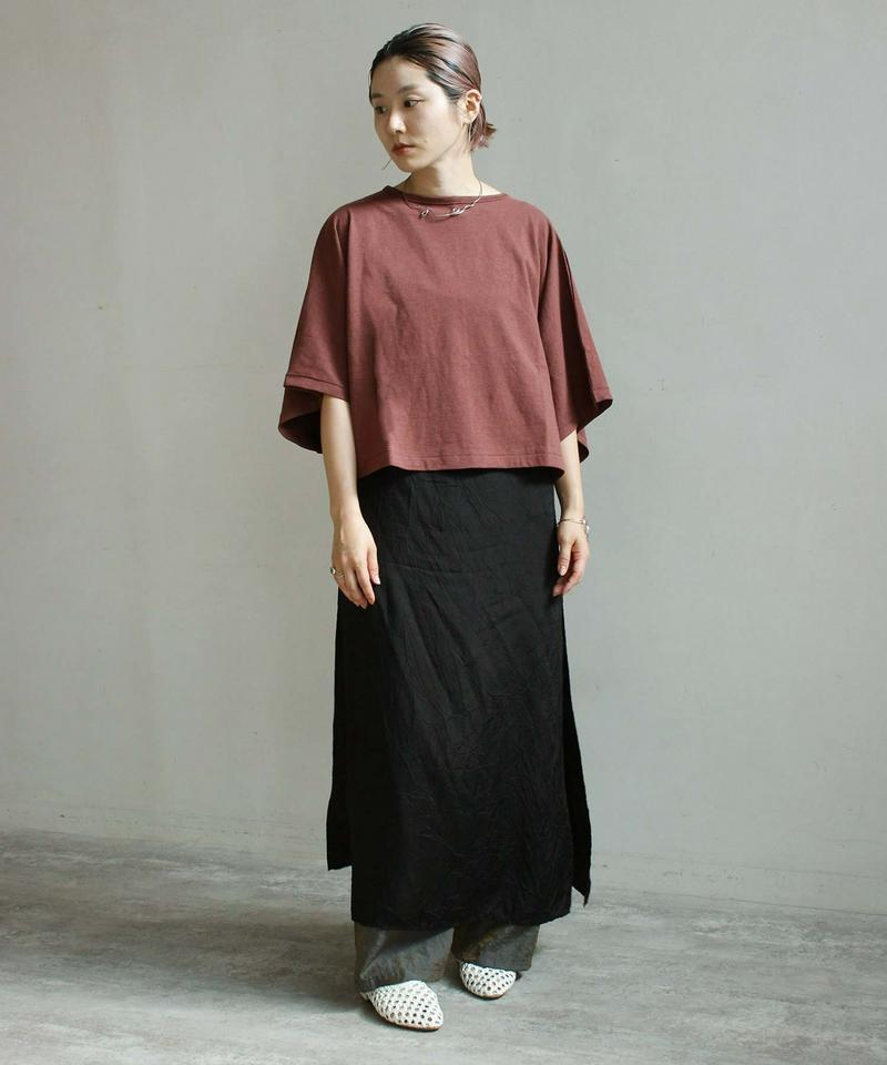 18.5/-ジンバブエ天竺　キモノスリーブTシャツ（nitca）
