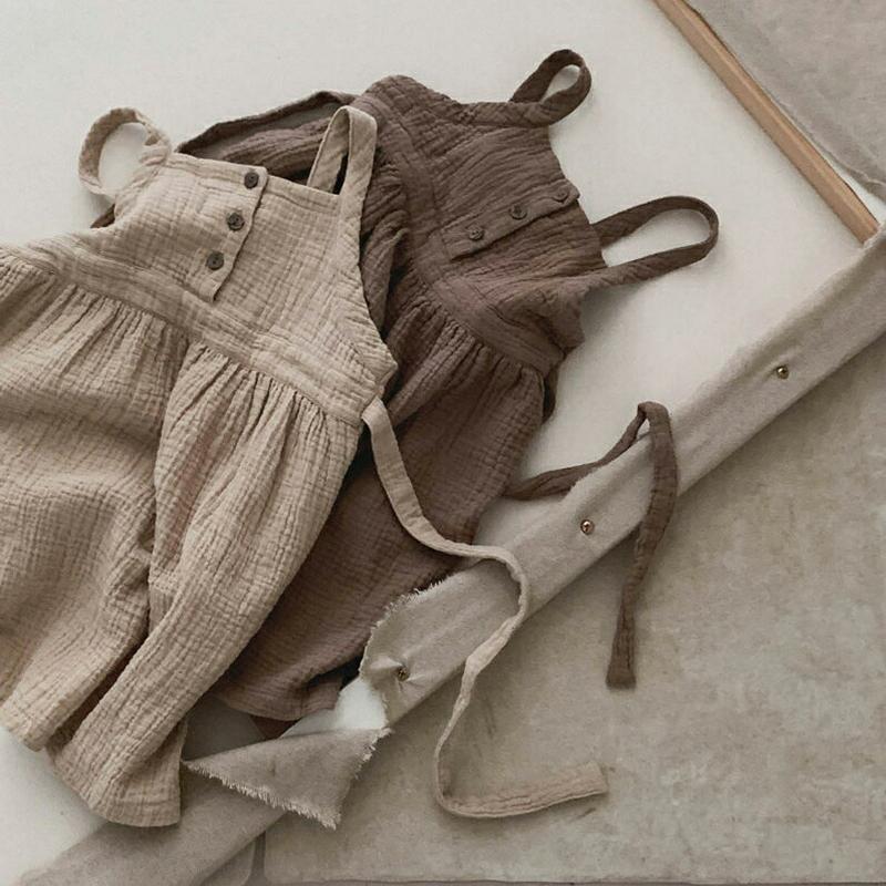 【新作10%OFF】サイドストラップリンクルノースリワンピース・u05176 キッズ【3~8才】【ops】【ワンピース ミニワン