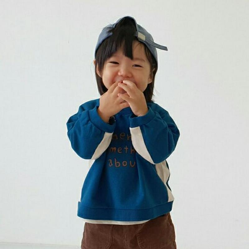 【新作10%OFF】レタリングコントラストスウェット・u05161 キッズ【3~8才】【tops】【トップス スウェット 長袖 