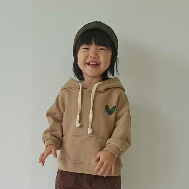 【新作10%OFF】ハートポイントマフポケットフーディ・u05189 キッズ【3~8才】【tops】【トップス フーディ マフポ