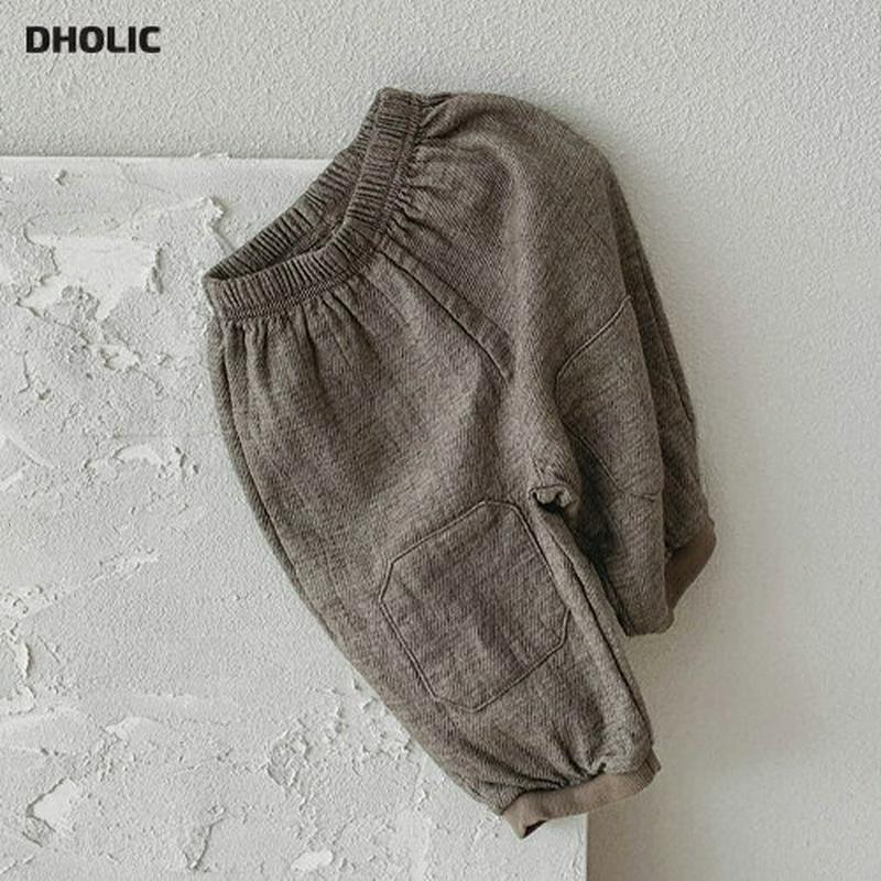 【新作10%OFF】ニーパッチパンツ・u05185 キッズ【3~8才】【pt】【パンツ ズボン ボトムス パッチ 単色 シンプル