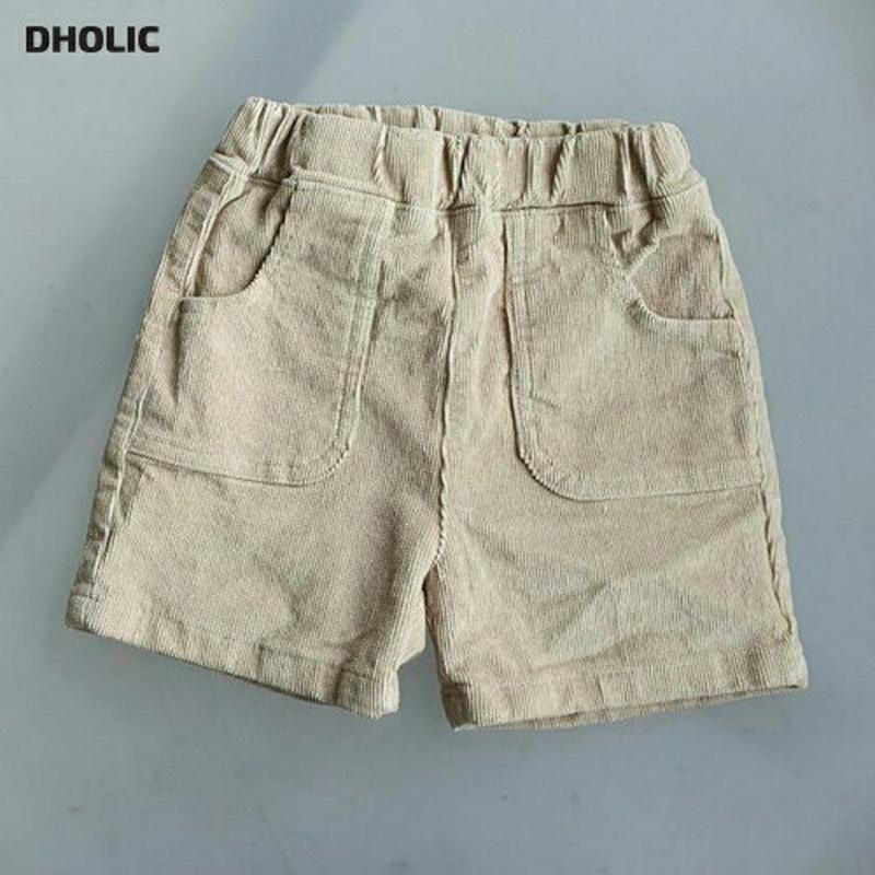 【新作10%OFF】コーデュロイハーフパンツ・u05194 キッズ【3~8才】【pt】【ボトムズ パンツ ズボン ハーフパンツ 