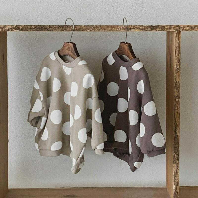 【新作10%OFF】コインドットパターンスウェット・u05182 キッズ【3~8才】【tops】【トップス スウェット トレーナ