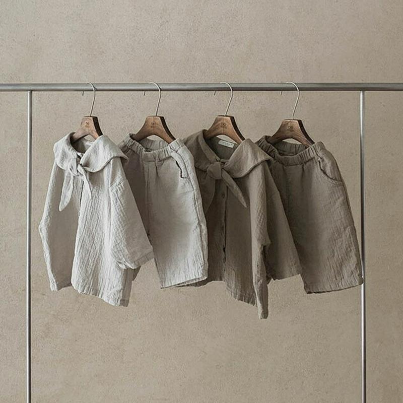 【新作10%OFF】スカーフネックトップス&パンツSET・u05170 キッズ【3~8才】【set】【セットアップ setup 