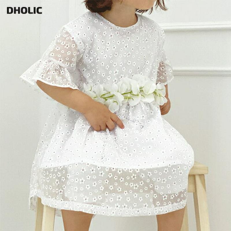 【新作10%OFF】花柄シースルーワンピース・p005213 キッズ【3~8才】【ops】【ワンピース ロングワンピース 半袖 