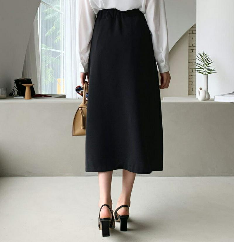 【新作10%OFF】ロングAラインスカート・全3色・t60670 レディース【sk】【韓国 ファッション ボトムス スカート ロ