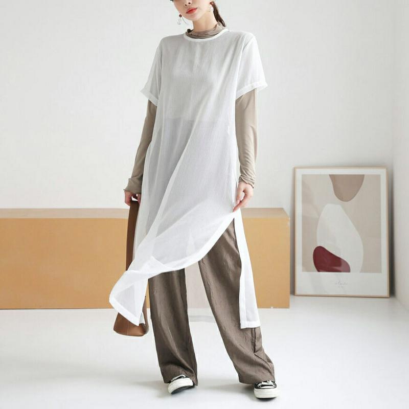 【新作10%OFF】シアーロングワンピース・全2色・t63837 レディース【ops】【ワンピース ロング ロングワンピース ス