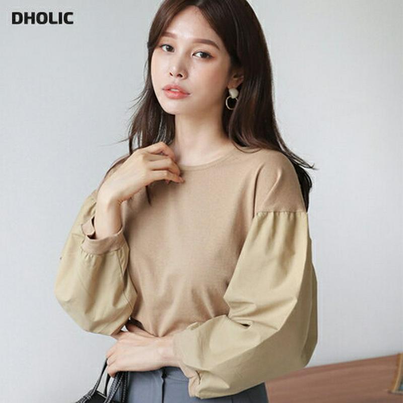 【新作10%OFF】コットンパフTシャツ・全3色・b63824 レディース【tops】【トップス Tシャツ パフスリーブ コット