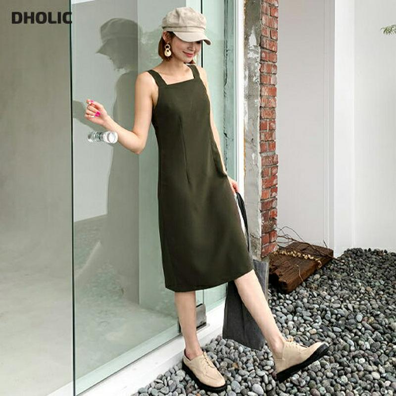 【新作10%OFF】ノースリワンピース・全3色・t60612 レディース【ops】【韓国 ファッション ワンピース ミディ丈 ミ