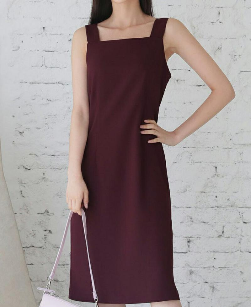 【新作10%OFF】ノースリワンピース・全3色・t60612 レディース【ops】【韓国 ファッション ワンピース ミディ丈 ミ