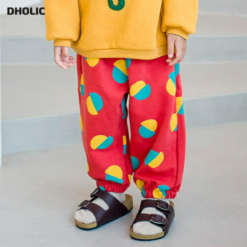 【新作10%OFF】配色ハーフムーンジョガーパンツ・u05133 キッズ【3~8才】【pt】【パンツ ズボン ボトムス ロングパ