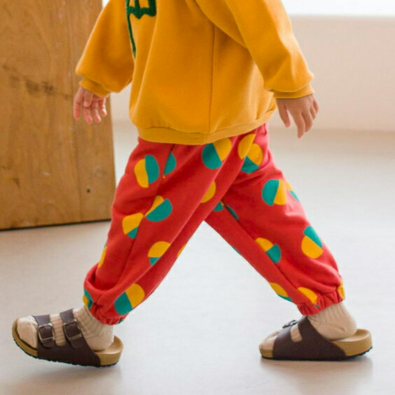【新作10%OFF】配色ハーフムーンジョガーパンツ・u05133 キッズ【3~8才】【pt】【パンツ ズボン ボトムス ロングパ