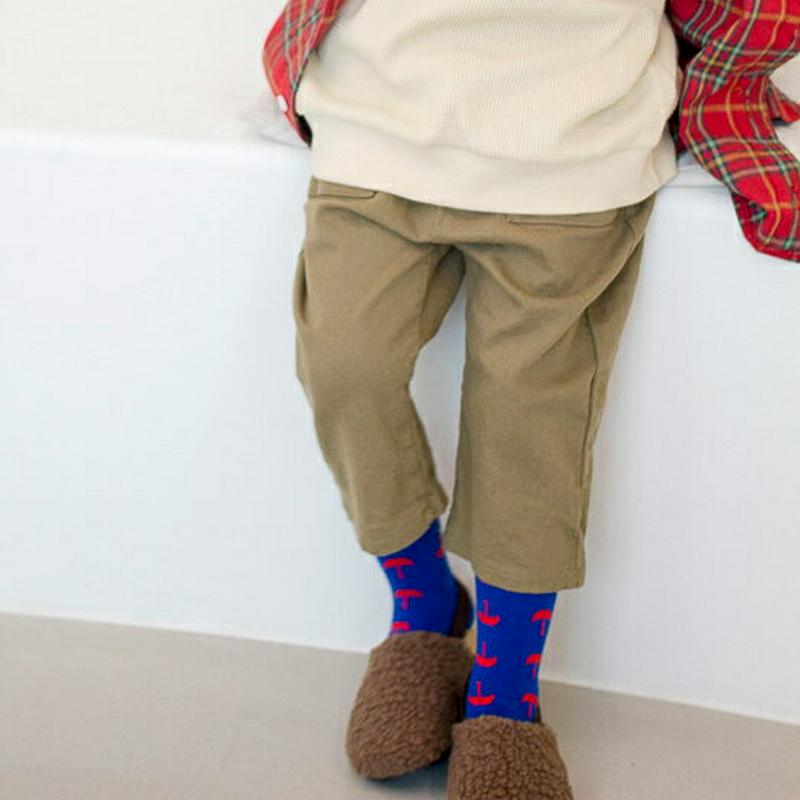 【新作10%OFF】レタリングクロップドパンツ・u05109 キッズ【3~8才】【pt】【パンツ ズボン ボトムス ロングパンツ