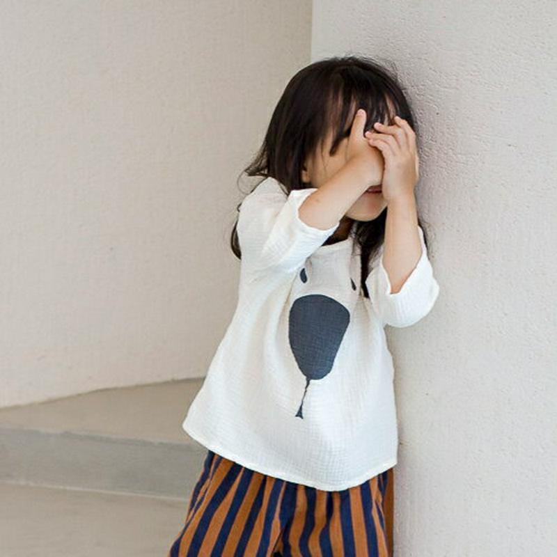 【新作10%OFF】ベアーTシャツ・u05127 キッズ【3~8才】【tops】【トップス Tシャツ 七分丈 七分袖 7分丈 7