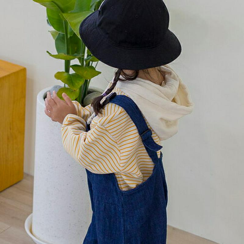 【新作10%OFF】ボーダーツートーンフーディ・u05124 キッズ【3~8才】【tops】【トップス フーディー フード 長袖