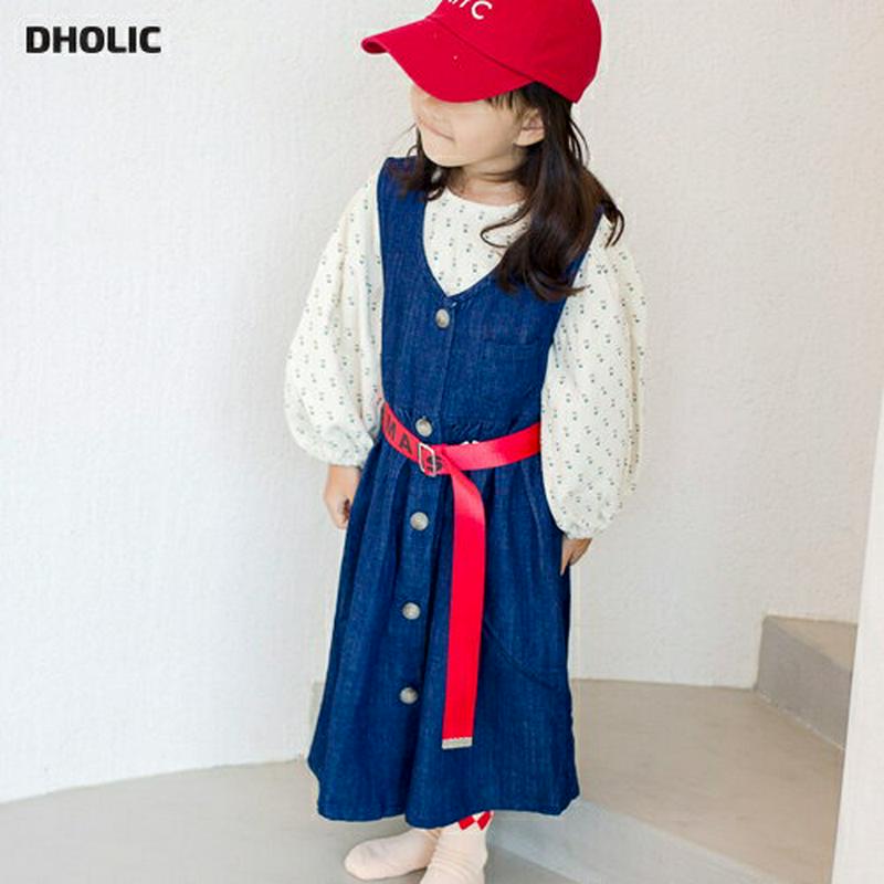 【新作10%OFF】スリーブレスデニムワンピース・u05105 キッズ【3~8才】【ops】【ワンピース ロング ロングワンピー