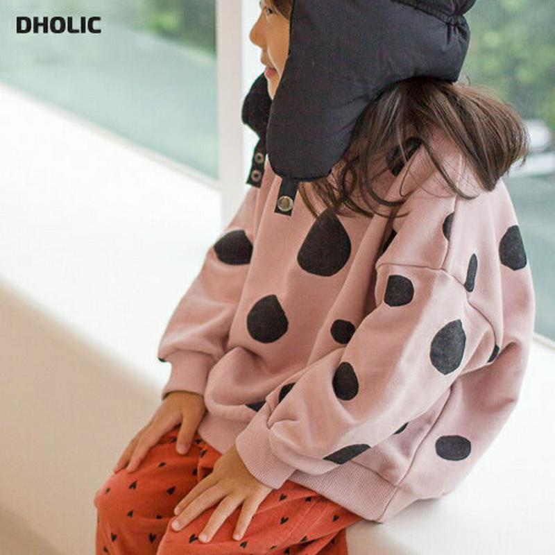 【新作10%OFF】マルチドットスウェット・u05123 キッズ【3~8才】【tops】【トップス スウェット トレーナー 長袖