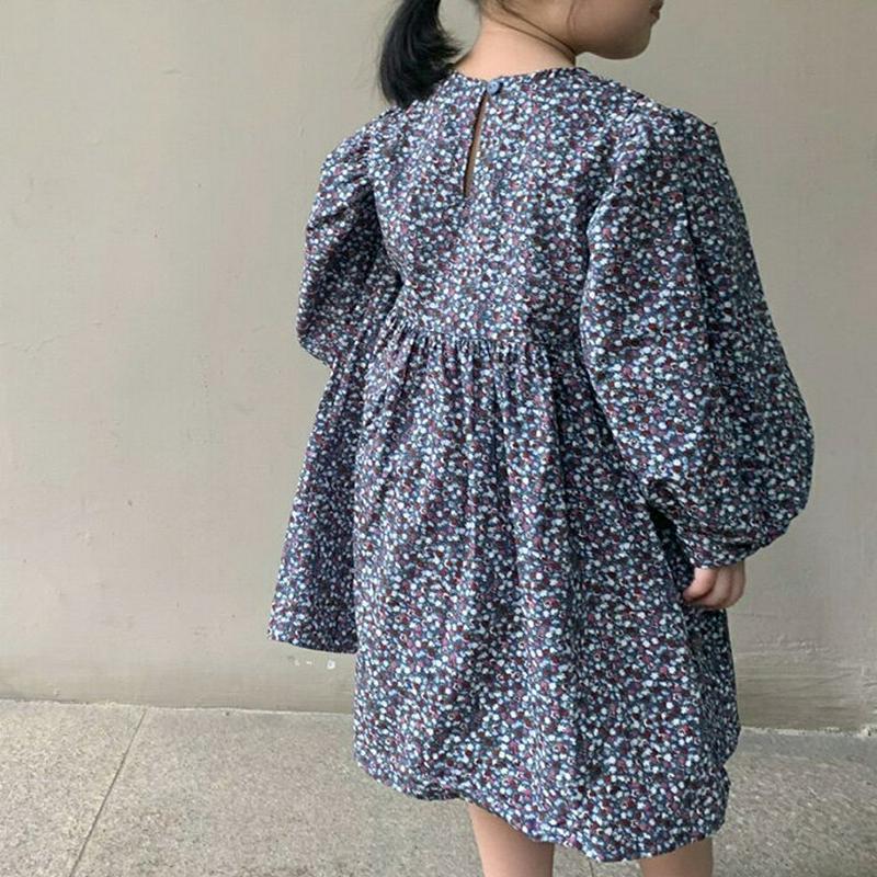 【新作10%OFF】ボリュームスリーブフレアワンピース・u05155 キッズ【3~8才】【ops】【ワンピース ロングワンピース