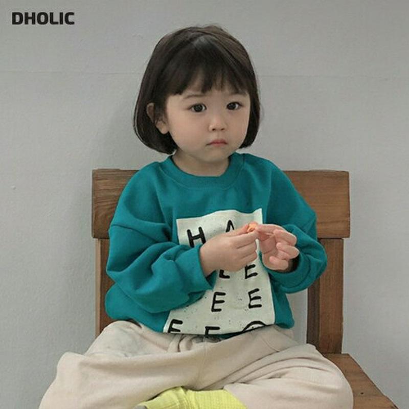 【新作10%OFF】HAPPYボックスプリントスウェット・u05051 キッズ【3~8才】【tops】【トップス スウェット ボ