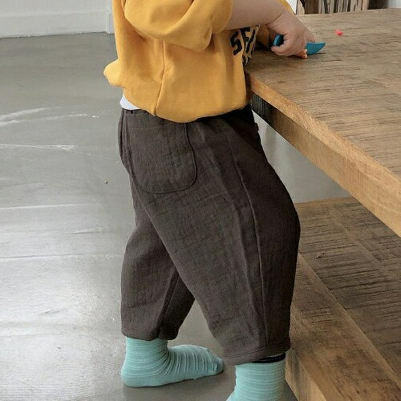 【新作10%OFF】ボタンチェックポイントパンツ・u05056 キッズ【3~8才】【pt】【ボトムズ パンツ ズボン ロングパン