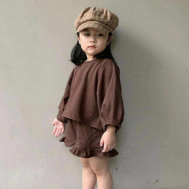 【新作10%OFF】Tシャツ&フリルヘムショートパンツSET・u05153 キッズ【3~8才】【set】【セットアップ セット 