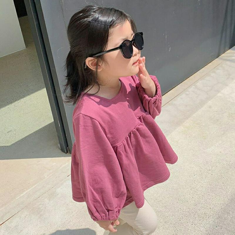 【新作10%OFF】スクエアネックフレアTシャツ・u05150 キッズ【3~8才】【tops】【トップス Tシャツ 長袖 ロング
