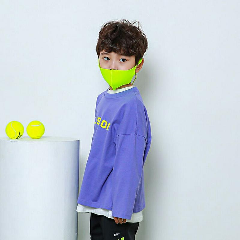 【新作10%OFF】スマイルフラワー長袖Tシャツ・u05029 キッズ【3~8才】【tops】【トップス Tシャツ ロングスリー