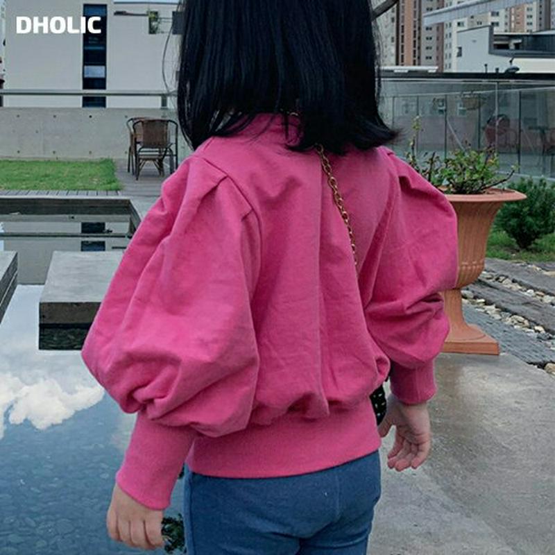 【新作10%OFF】ボリュームスリーブスウェット・u05142 キッズ【3~8才】【tops】【トップス スウェット ボリューム