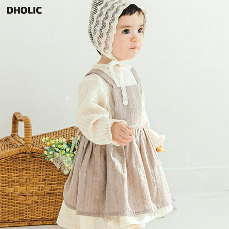 バックリボンフラワーレースワンピース・p001276 キッズ【0~2才】【ops】【ワンピース フラワー レース スリーブレス ミディワンピース リボン バックリボン エプロン かわいい 女の子 韓国 韓国子供服 子供 こども 子供服 こども服】【KIDS】