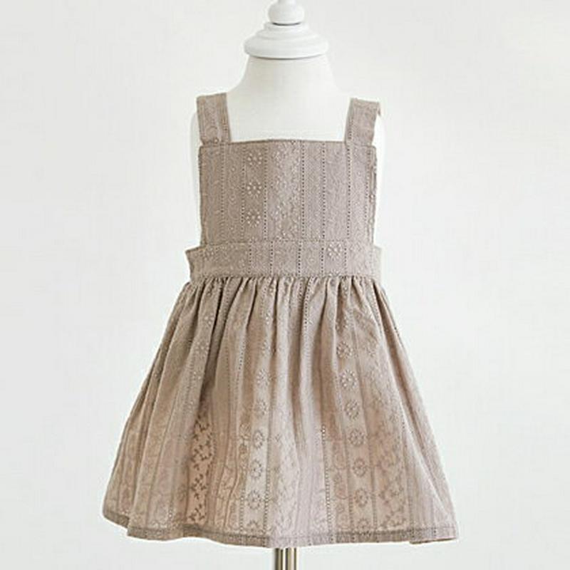 バックリボンフラワーレースワンピース・p001276 キッズ【0~2才】【ops】【ワンピース フラワー レース スリーブレス ミディワンピース リボン バックリボン エプロン かわいい 女の子 韓国 韓国子供服 子供 こども 子供服 こども服】【KIDS】