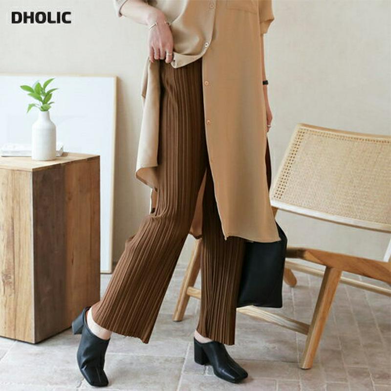 【全商品10%OFF】プリーツワイドパンツ・全3色・t63791 レディース【pt】【韓国 ファッション パンツ ロングパンツ 