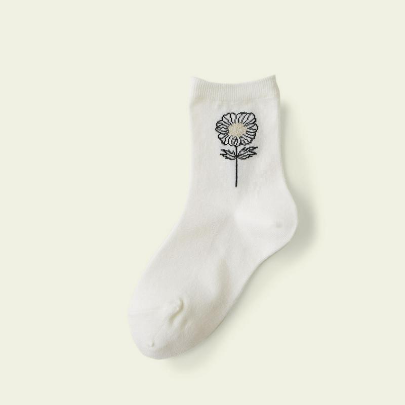 【あす楽】【Mighty Soxer】キッズ お花ショートソックス 19.0〜21.0cm / 靴下屋 靴下 タビオ マイティソクサー くつ下 ショート キッズ 日本製