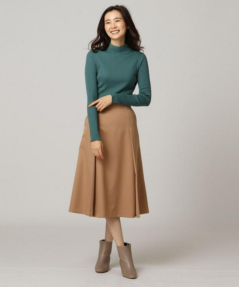 ◆Zegna Baruffa ハイネックリブニット