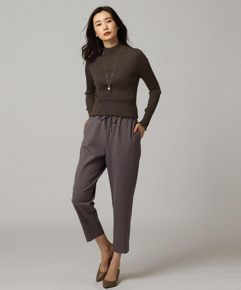 ◆Zegna Baruffa ハイネックリブニット