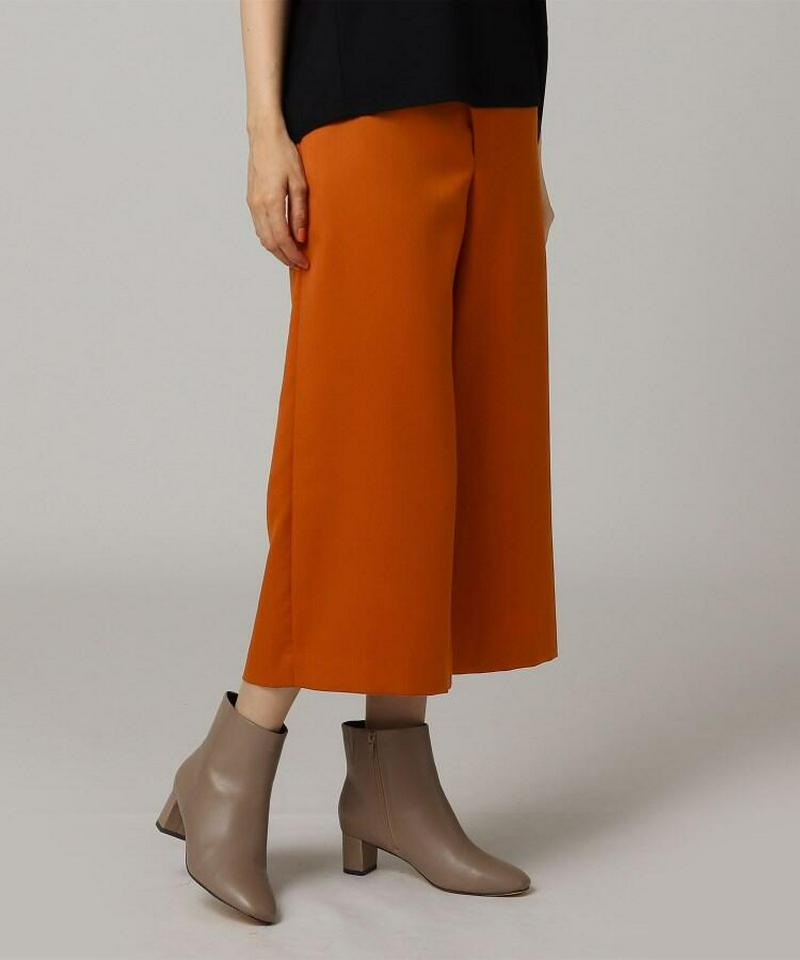 ウール混クロップドパンツ