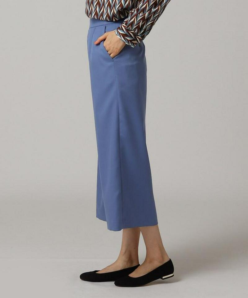 ウール混クロップドパンツ