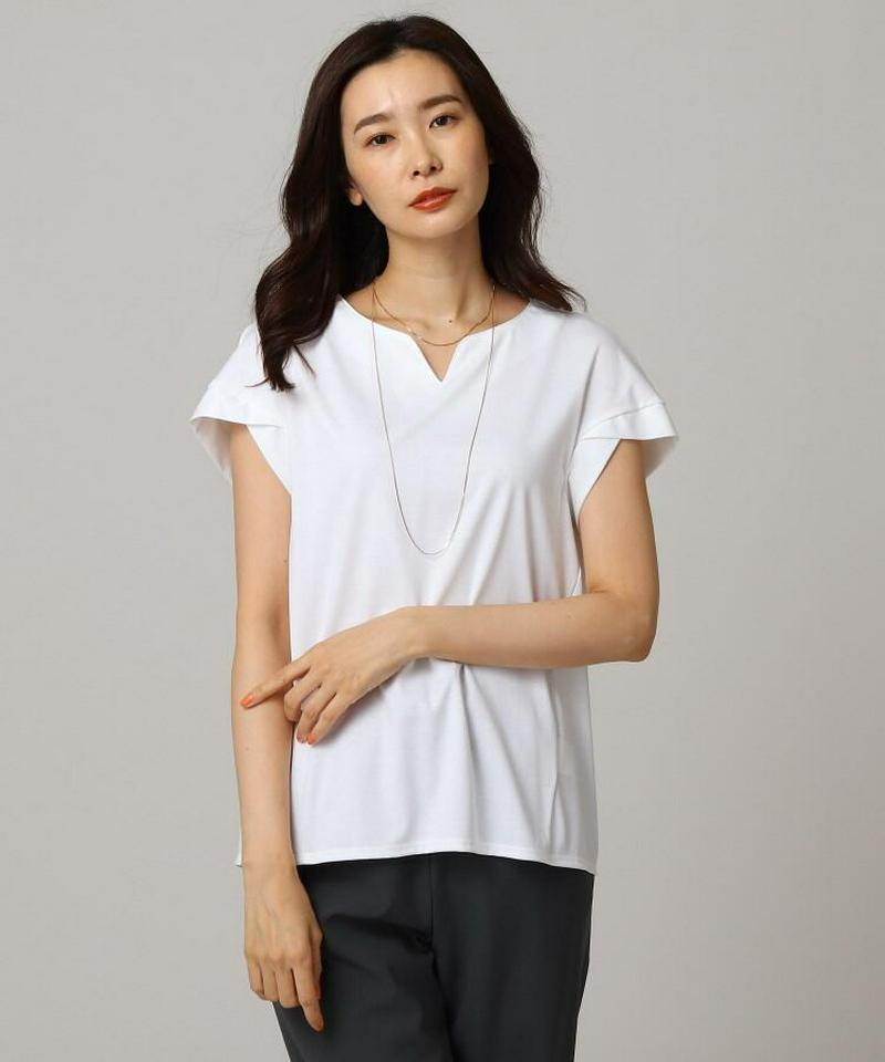 キーネックスムースプルオーバー