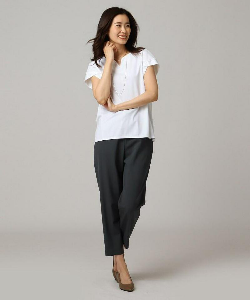 キーネックスムースプルオーバー