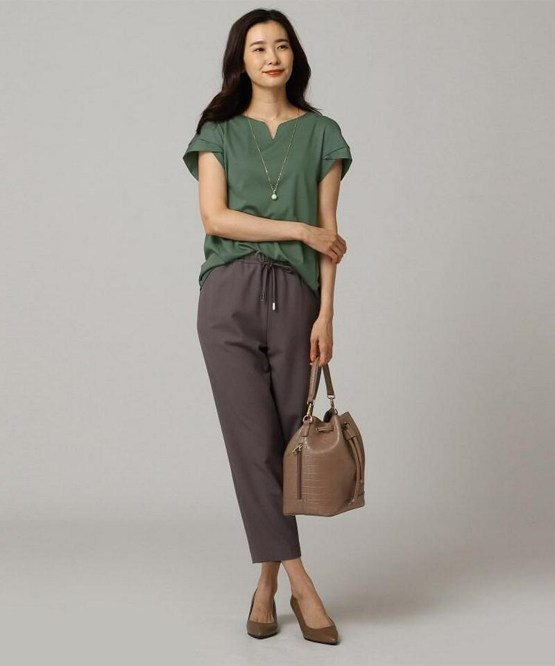 キーネックスムースプルオーバー