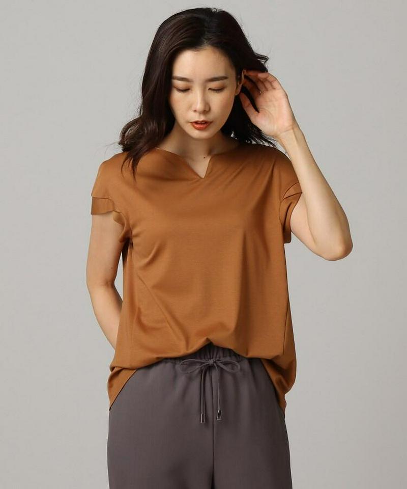 キーネックスムースプルオーバー