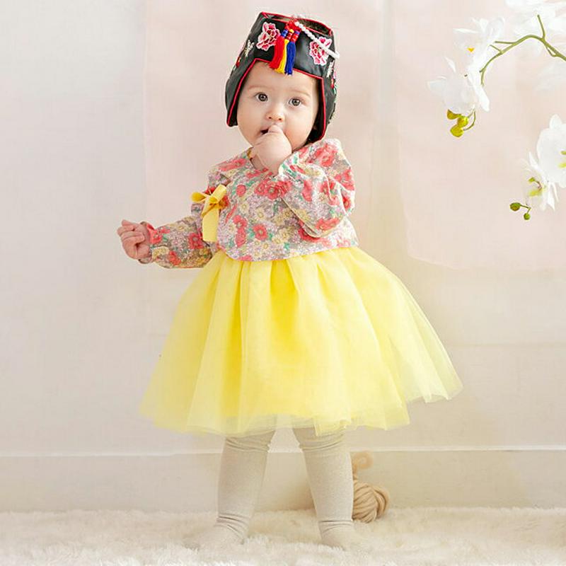 フラワー韓服SET・p005074 キッズ【0~2才】【set】【セットアップ セット setup 長袖 ロングワンピース 花柄 フラワー 韓服 チマチョゴリ ガーリー 女の子 ベビー プレゼント 韓国 韓国子供服 子供 こども 子供服 こども服】【KIDS】