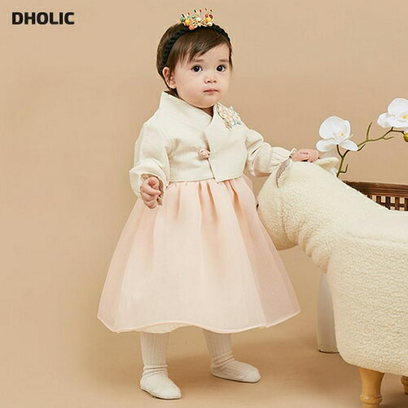 【送料無料】ノットポイントトップ&ワンピース韓服SET・p005091 キッズ【0~2才】【set】【セットアップ セット setup 長袖 ロングワンピース シンプル 韓服 チマチョゴリ 女の子 ベビー プレゼント 韓国 韓国子供服 子供 こども 子供服 こども服】【KIDS】