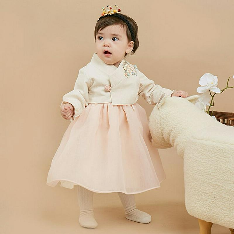 【送料無料】ノットポイントトップ&ワンピース韓服SET・p005091 キッズ【0~2才】【set】【セットアップ セット setup 長袖 ロングワンピース シンプル 韓服 チマチョゴリ 女の子 ベビー プレゼント 韓国 韓国子供服 子供 こども 子供服 こども服】【KIDS】